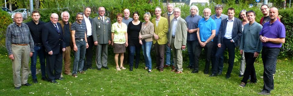 Die steirischen GedenkaktivistInnen beim Kick-off-Meeting des Netzwerksprojektes "Gedenklandkarte Steiermark" am 23.4.2015 in Graz.
